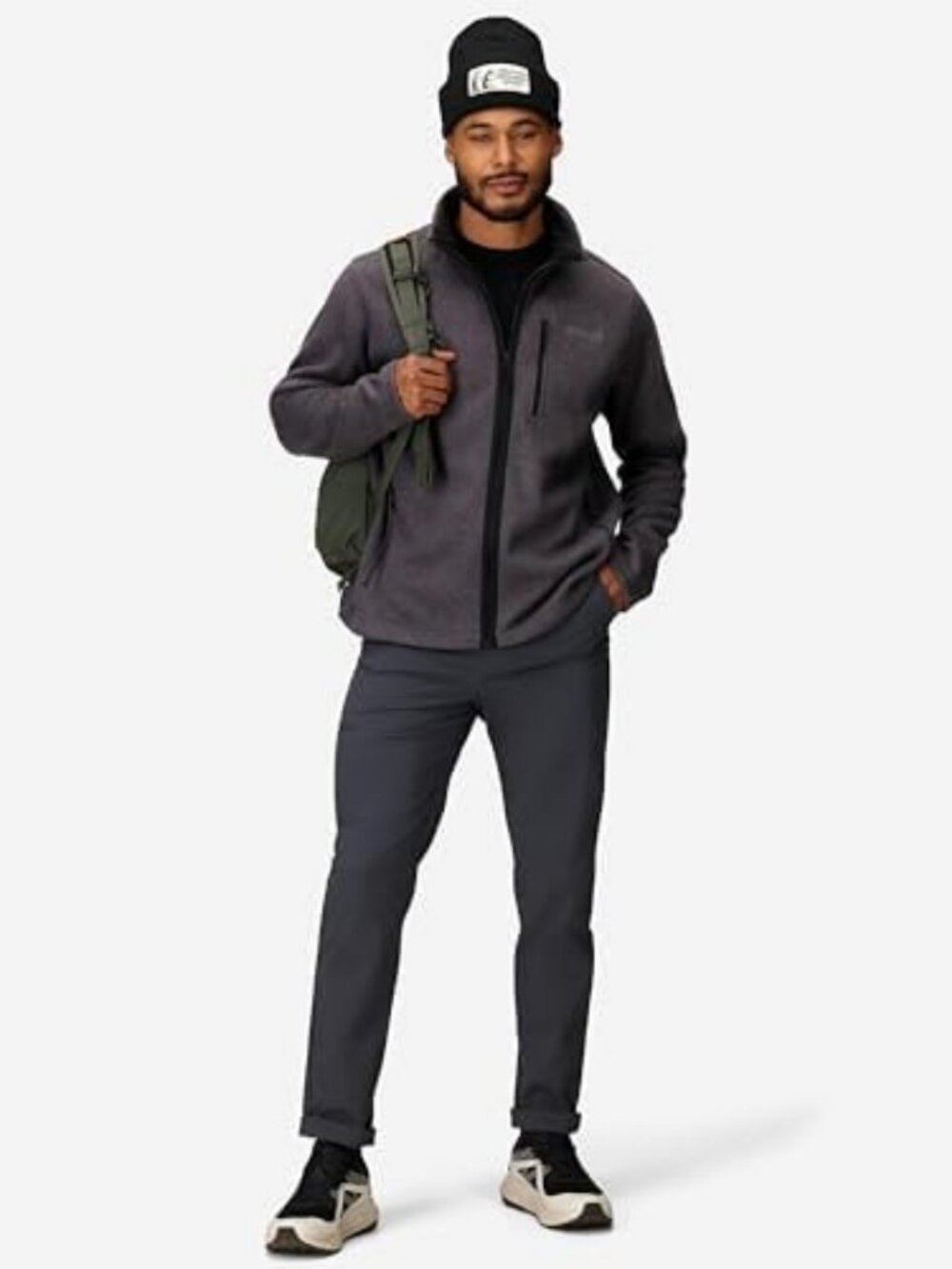 Men's Lightweight Insulated Jacket - Water-Resistant, Breathable, Outdoor Gear - Picture 4 of 6